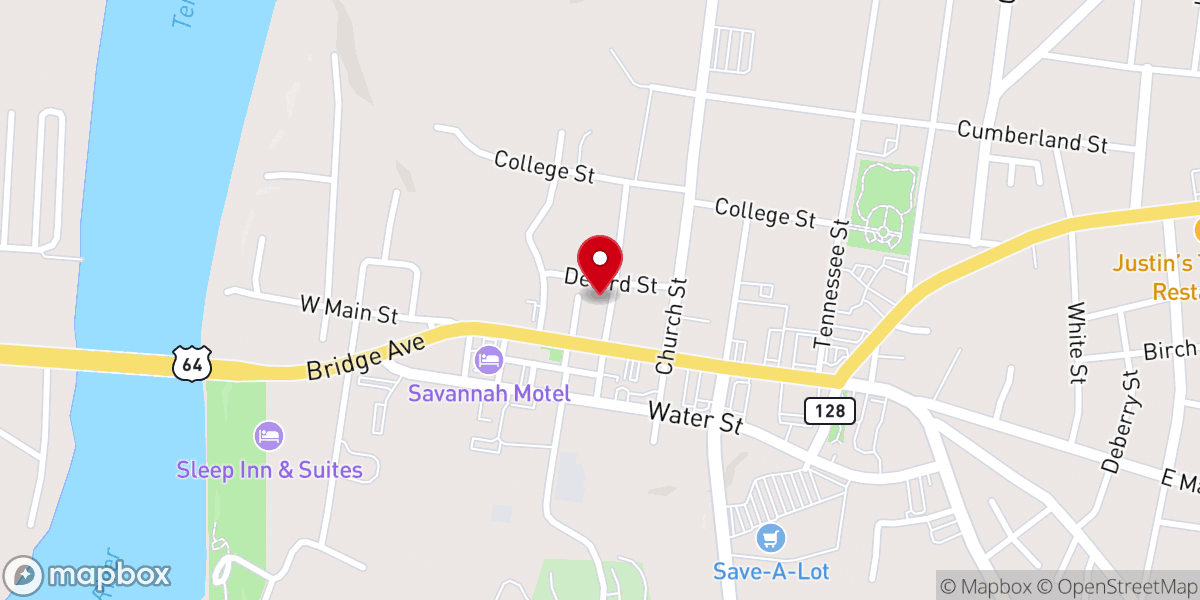 Map showing location of The outreach of riverview baptist church