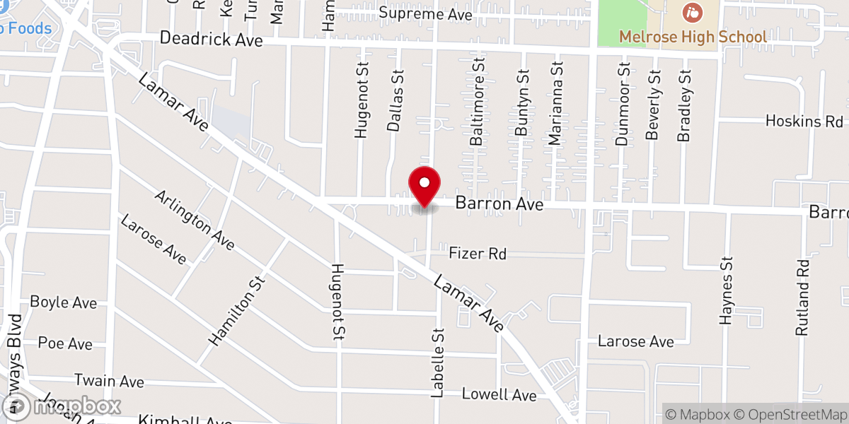 Map showing location of Believers in Faith Missionary Baptist Church