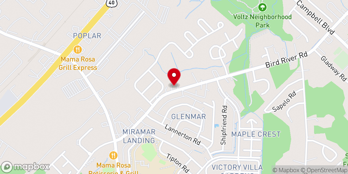 Map showing location of RCCG Life Center
