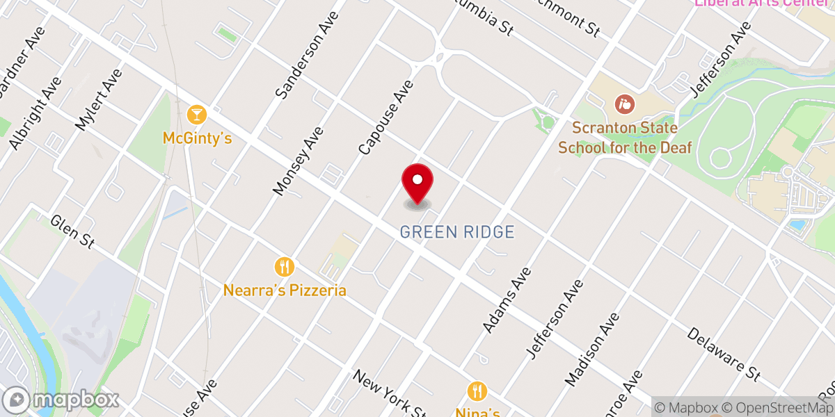 Map showing location of Society of the Infant Jesus