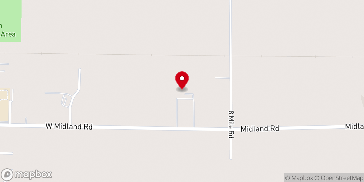Map showing location of St. Gabriel Parish - St. Joseph Church
