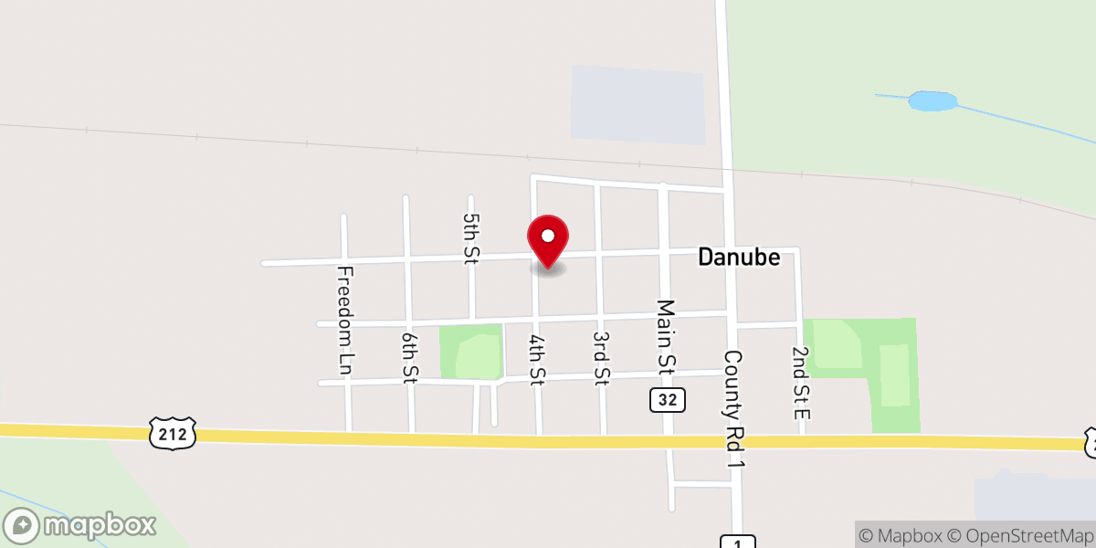 Map showing location of St Matthew's Lutheran Church