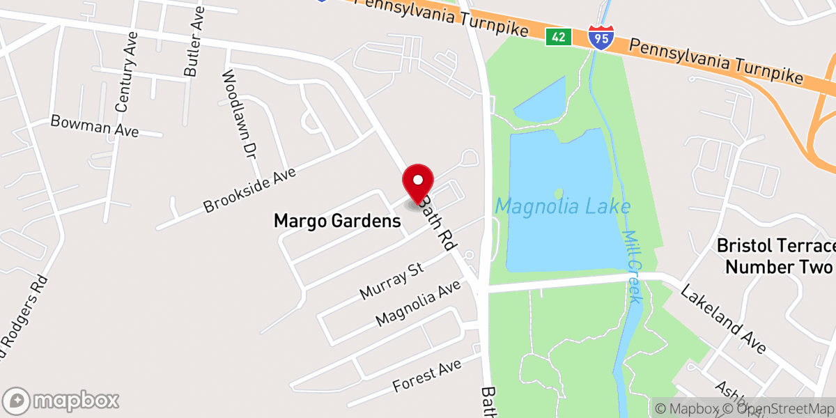Map showing location of Saint Mary Church