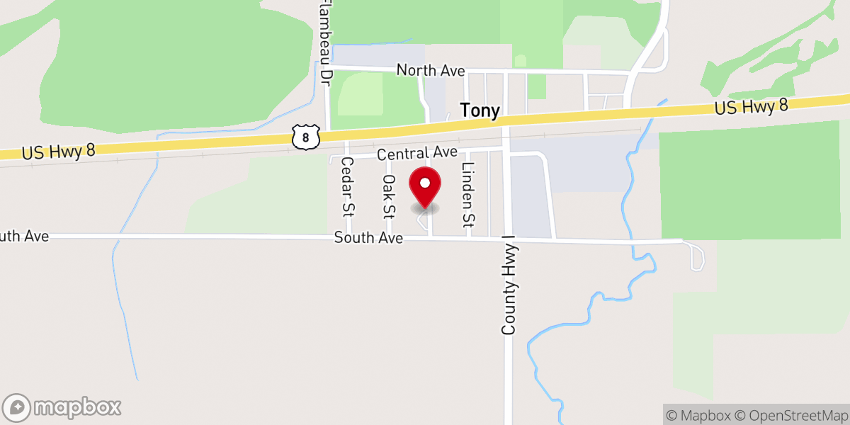 Map showing location of St Anthony De Padua Catholic Church