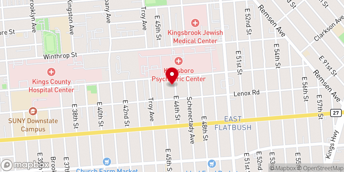 Map showing location of Life Light Apostolic Church