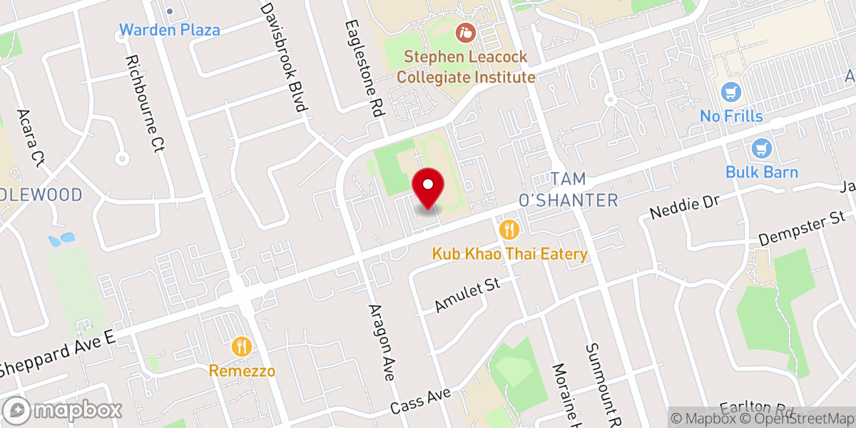 Map showing location of Holy Spirit Catholic Church