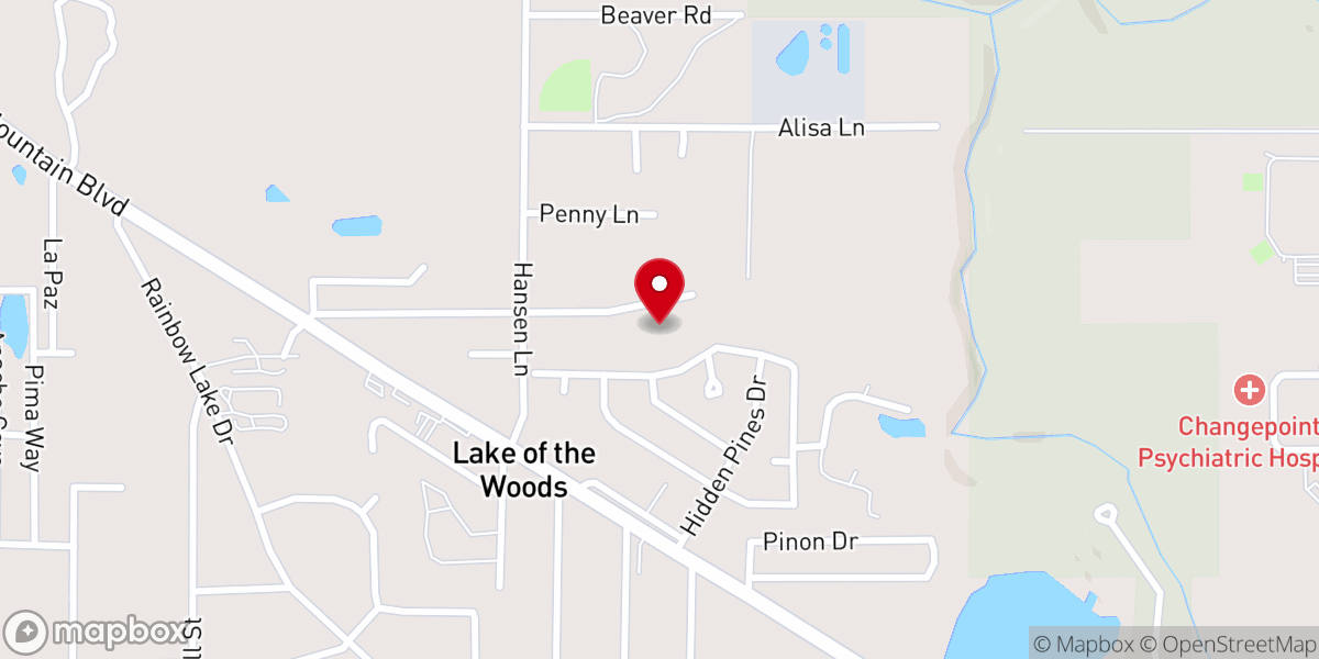 Map showing location of The Church of Arizona Inc