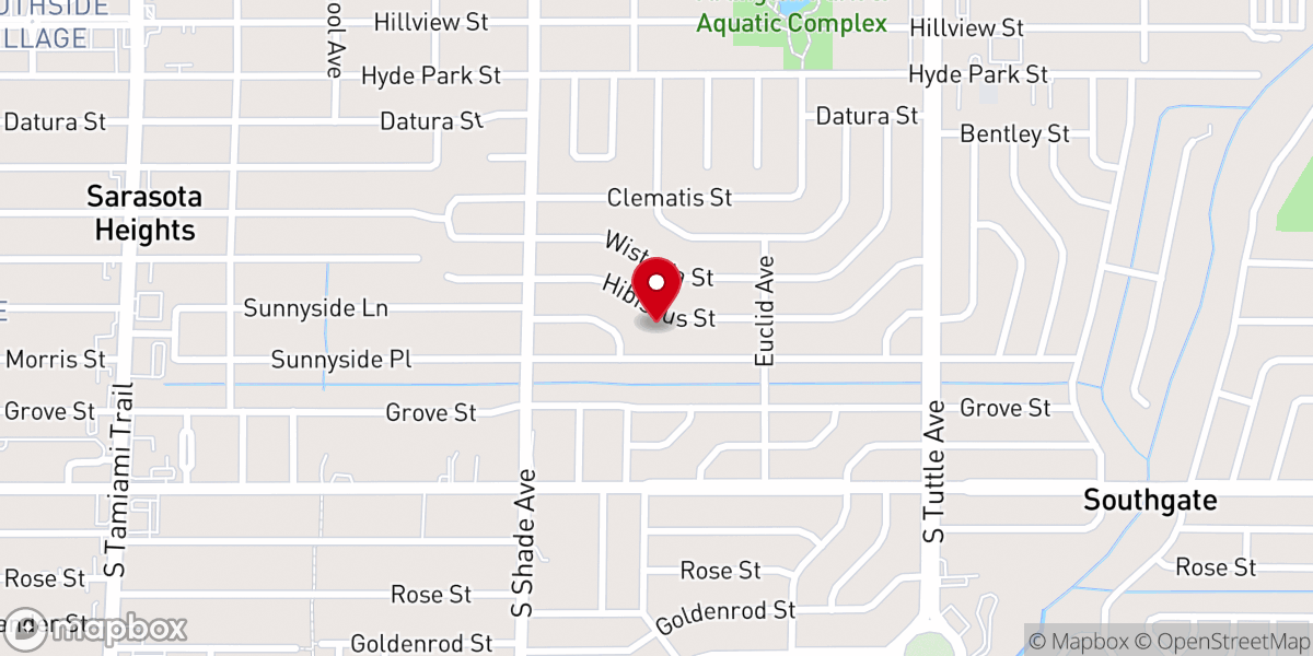 Map showing location of West Coast Community Church Inc