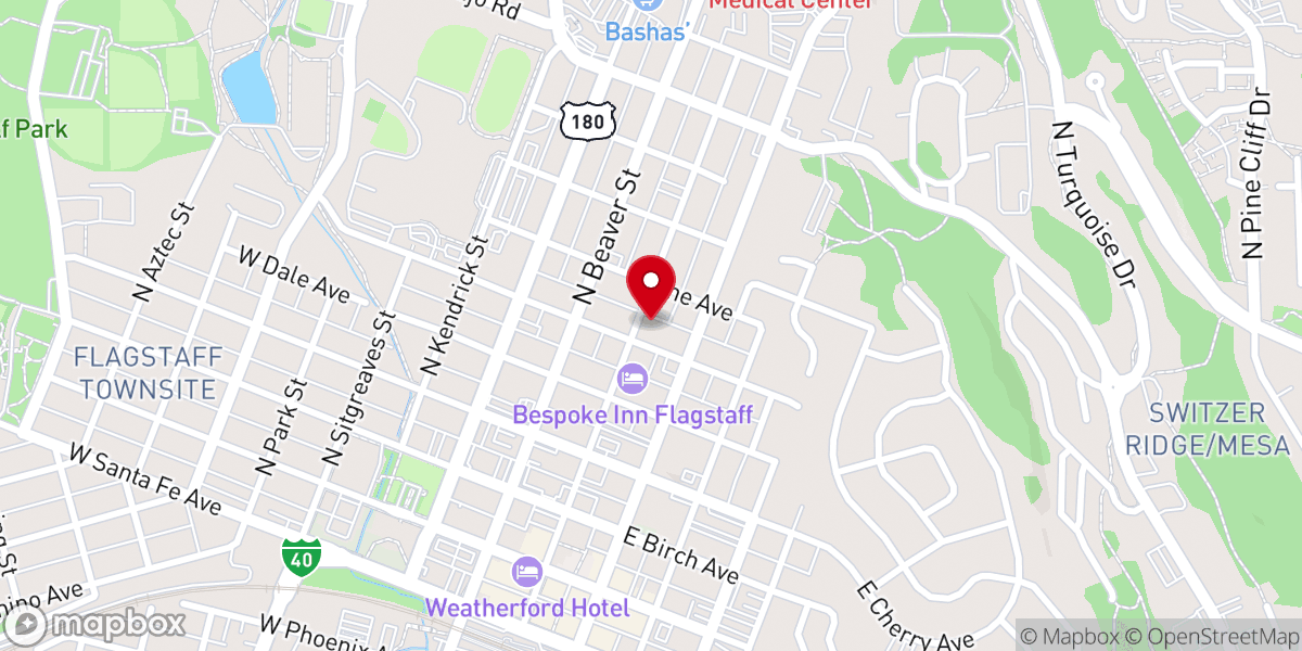 Map showing location of Beacon Unitarian Universalist Congregation