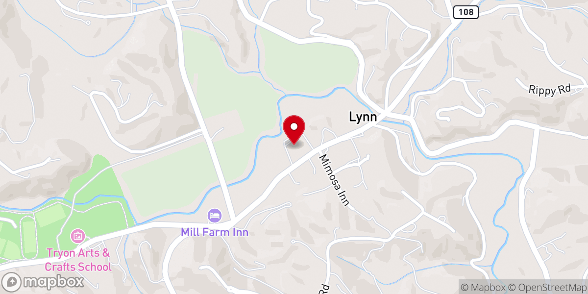 Map showing location of Seventh-day Adventist Church