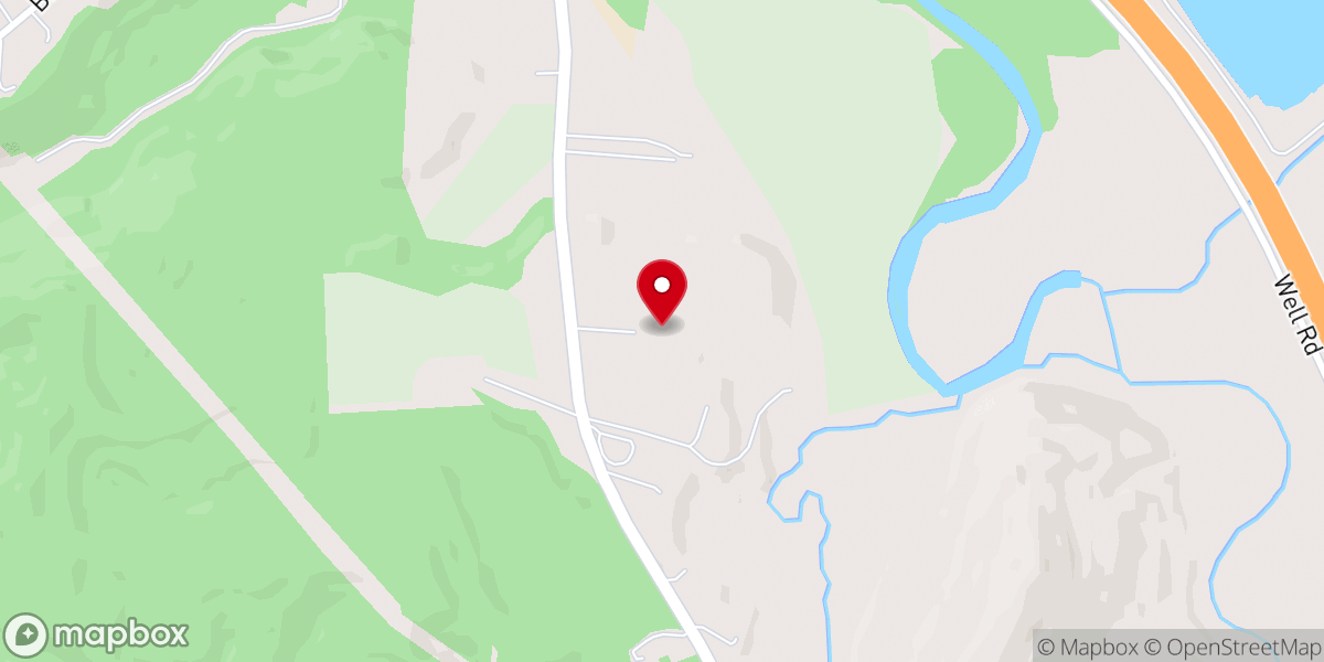 Map showing location of Cornerstone Baptist Church