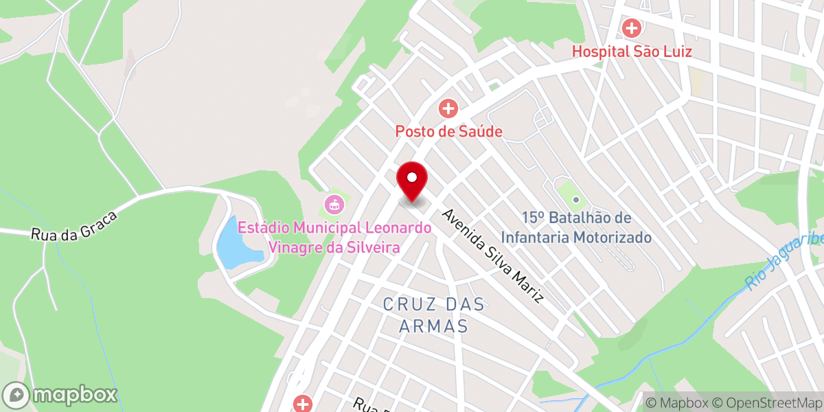 Map showing location of Assembléia de Deus Semeando a Palavra - Ministério Resgatando Vidas