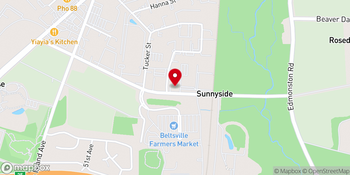 Map showing location of RCCG Restoration Church MD