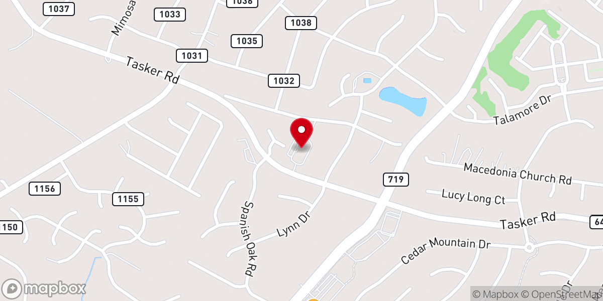 Map showing location of Spirit and Word Fellowship