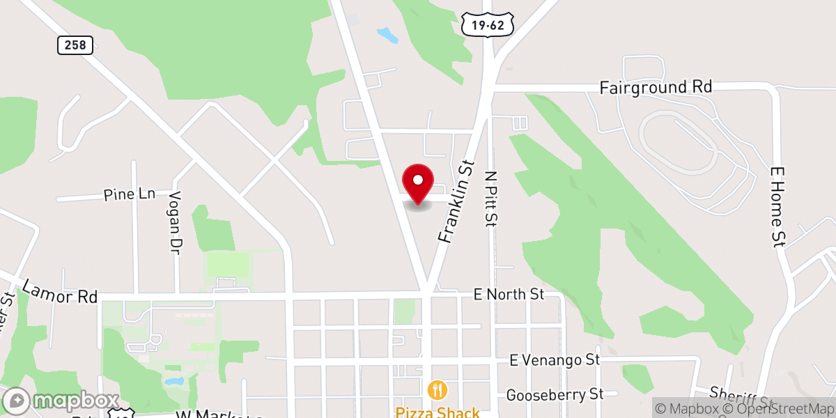Map showing location of Immaculate Heart of Mary Roman Catholic Church