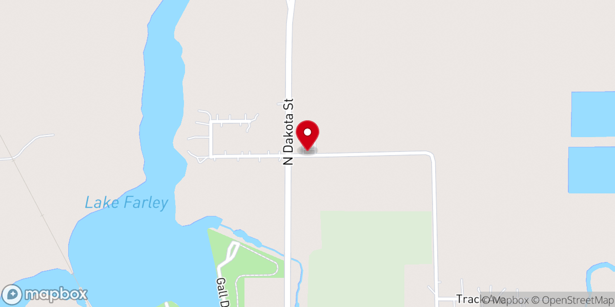 Map showing location of Living Word Lutheran Church