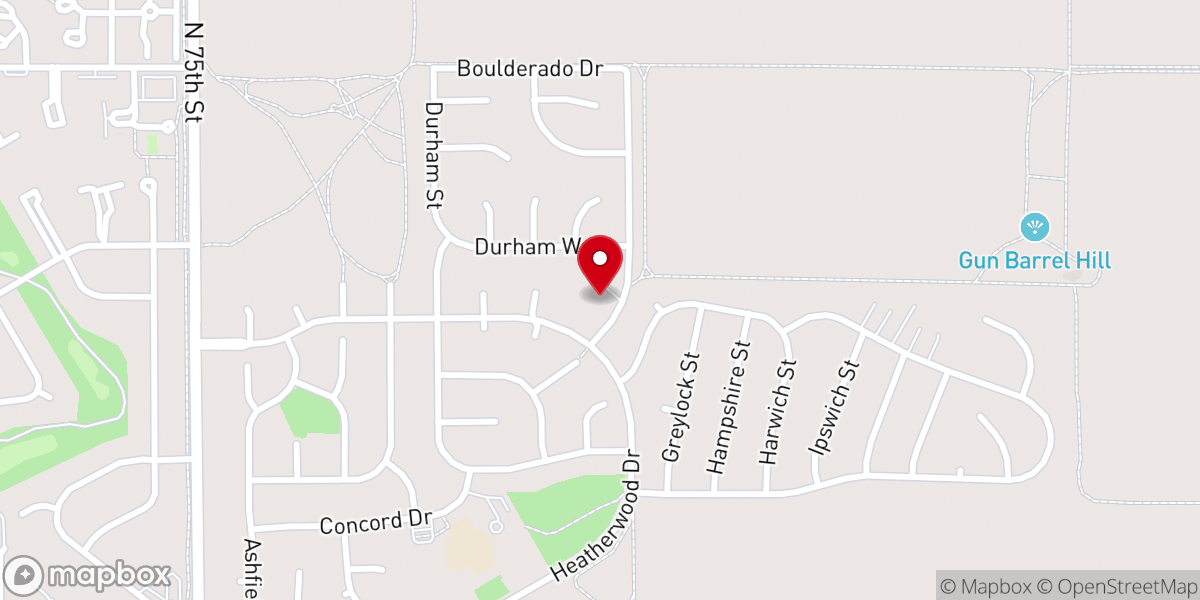 Map showing location of St. Mary Magdalene Episcopal Church