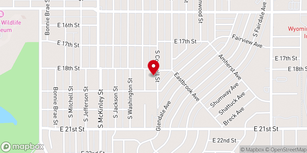 Map showing location of Calvary Academy