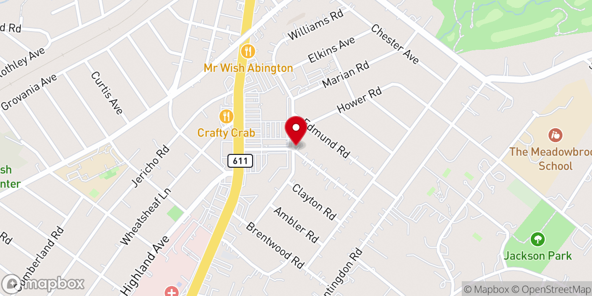 Map showing location of True Faith Missionary Baptist Churc H Inc