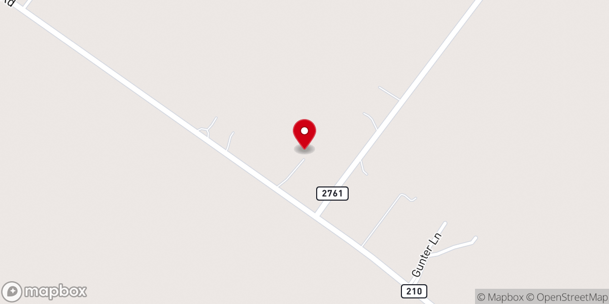 Map showing location of Elim Holiness Tabernacle