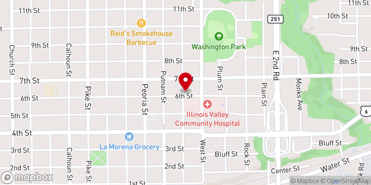 Map showing location of WW Studio @ Zion United Church of Christ Peru