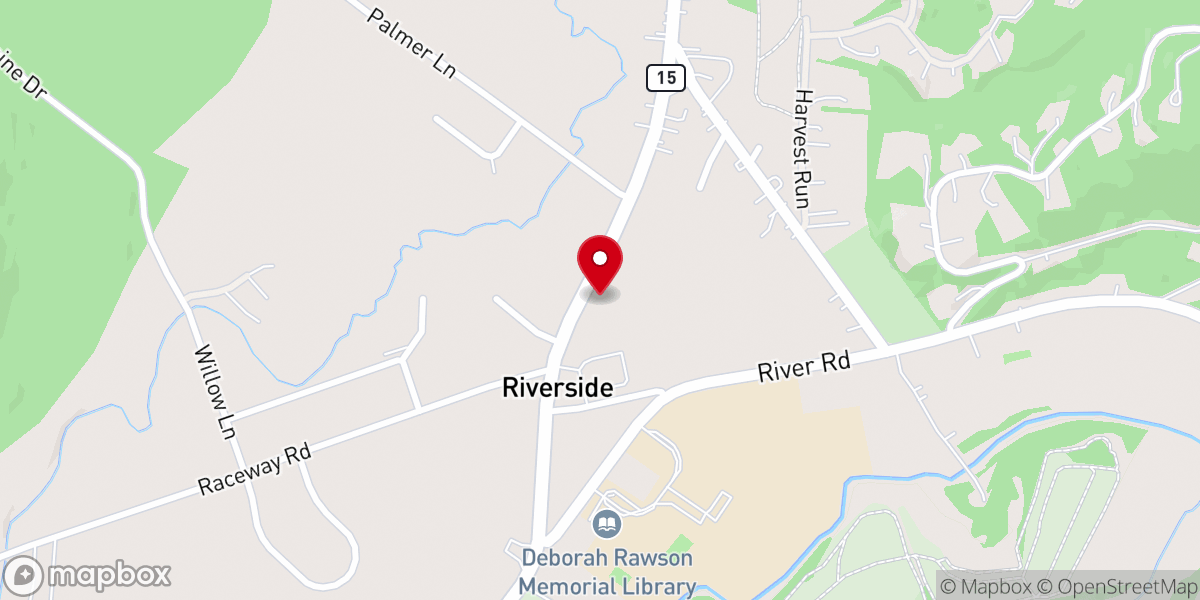 Map showing location of Calvary Episcopal Church