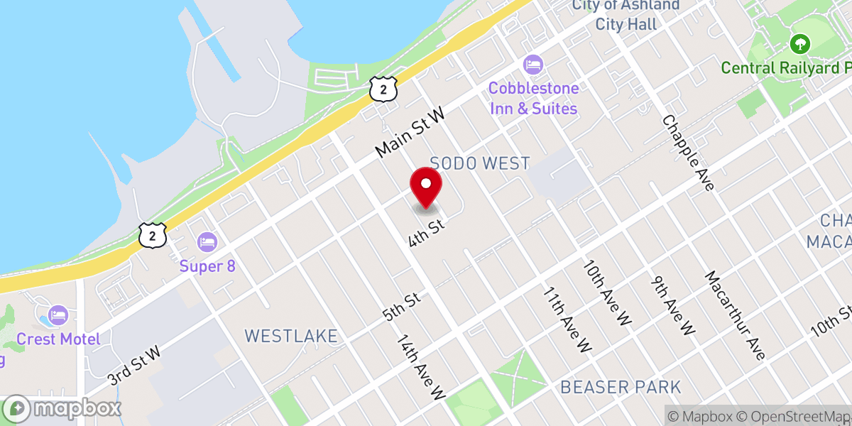 Map showing location of Grace Bible Fellowship