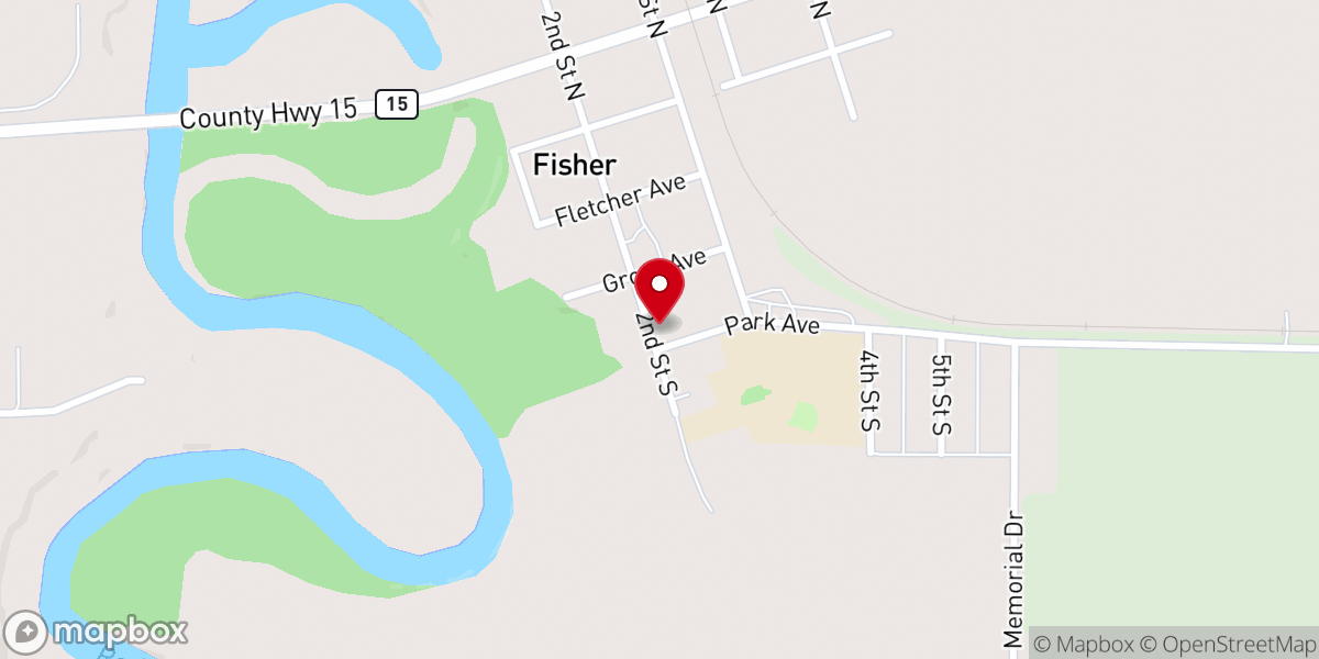 Map showing location of St Francis Church