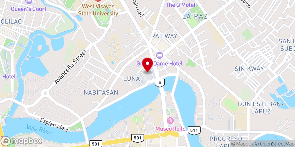 Map showing location of Jesus Is Love Church