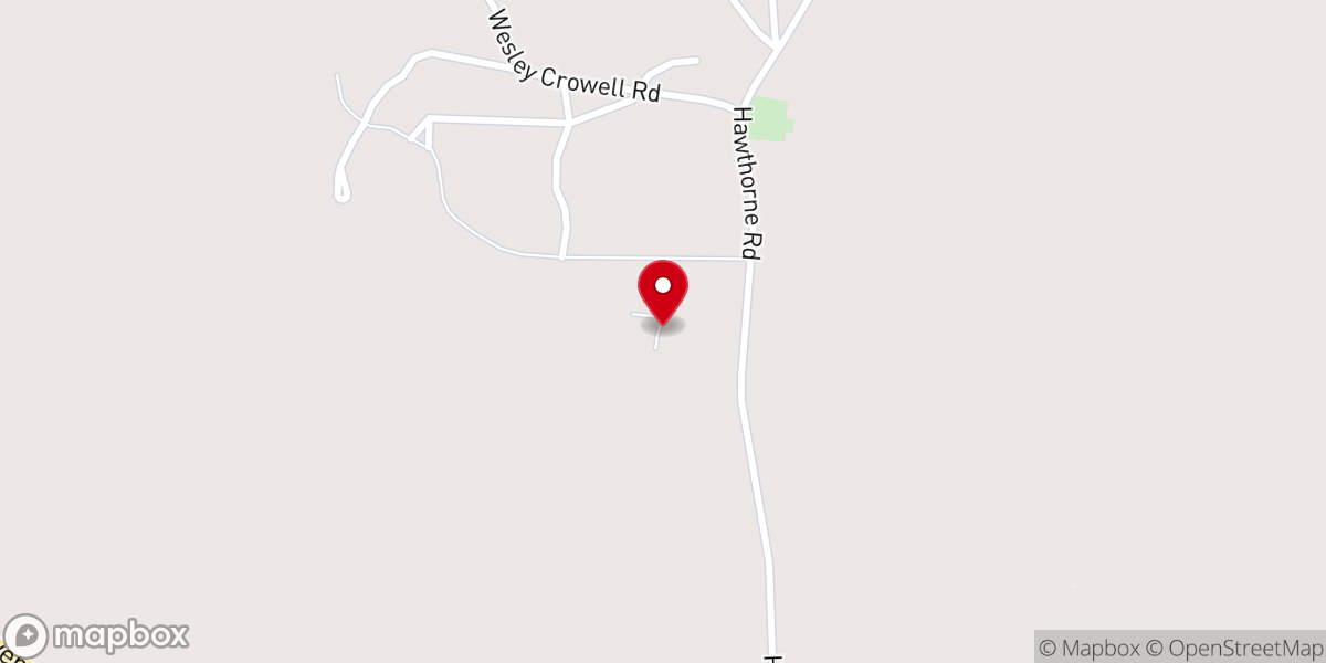 Map showing location of Pine Grove Church of God