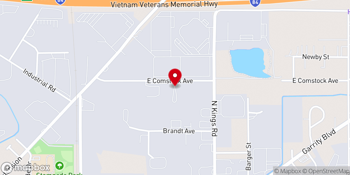 Map showing location of Robies Got Faith Inc