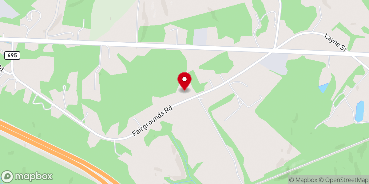 Map showing location of Passion Community Church (PCC) - Farmville Campus