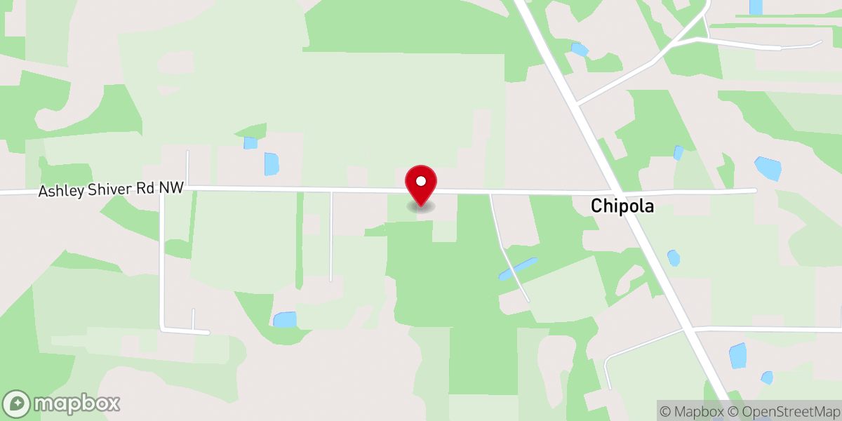 Map showing location of Victory Hill Church