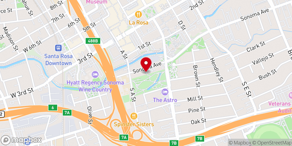 Map showing location of Church Built from One Tree