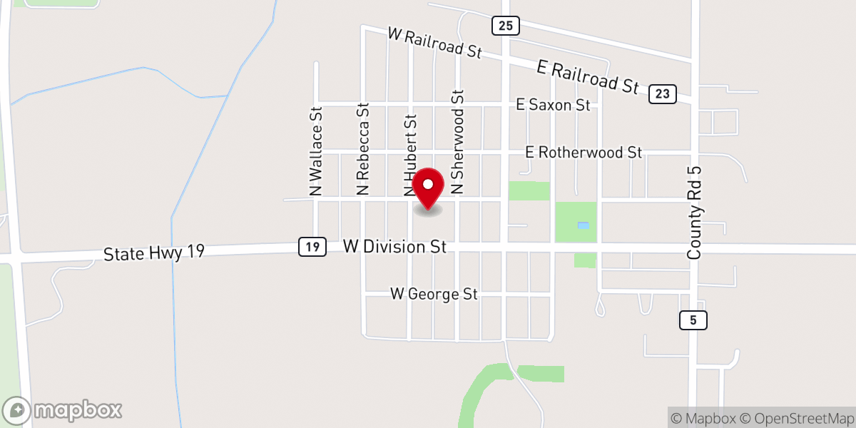 Map showing location of St Peter & Paul Catholic Church