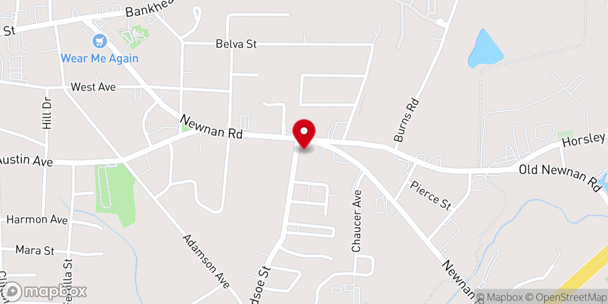 Map showing location of Open Hands United Christian Ministry
