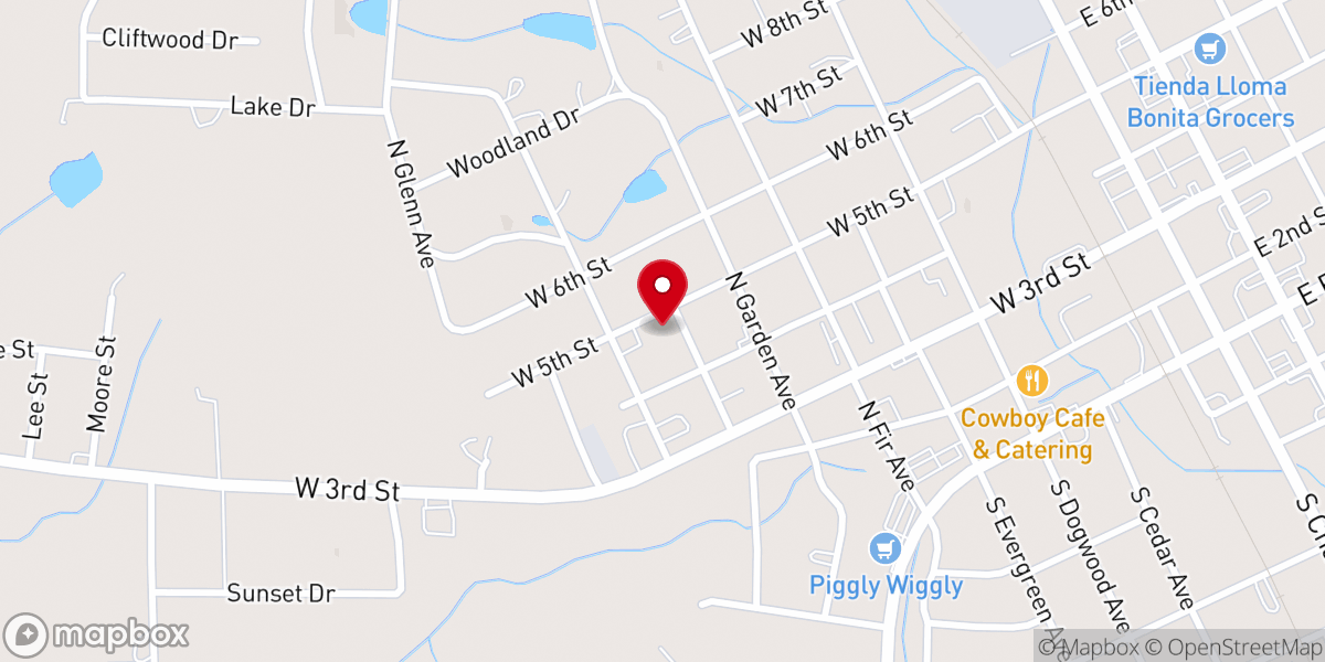 Map showing location of Freedom Family Church - Siler City