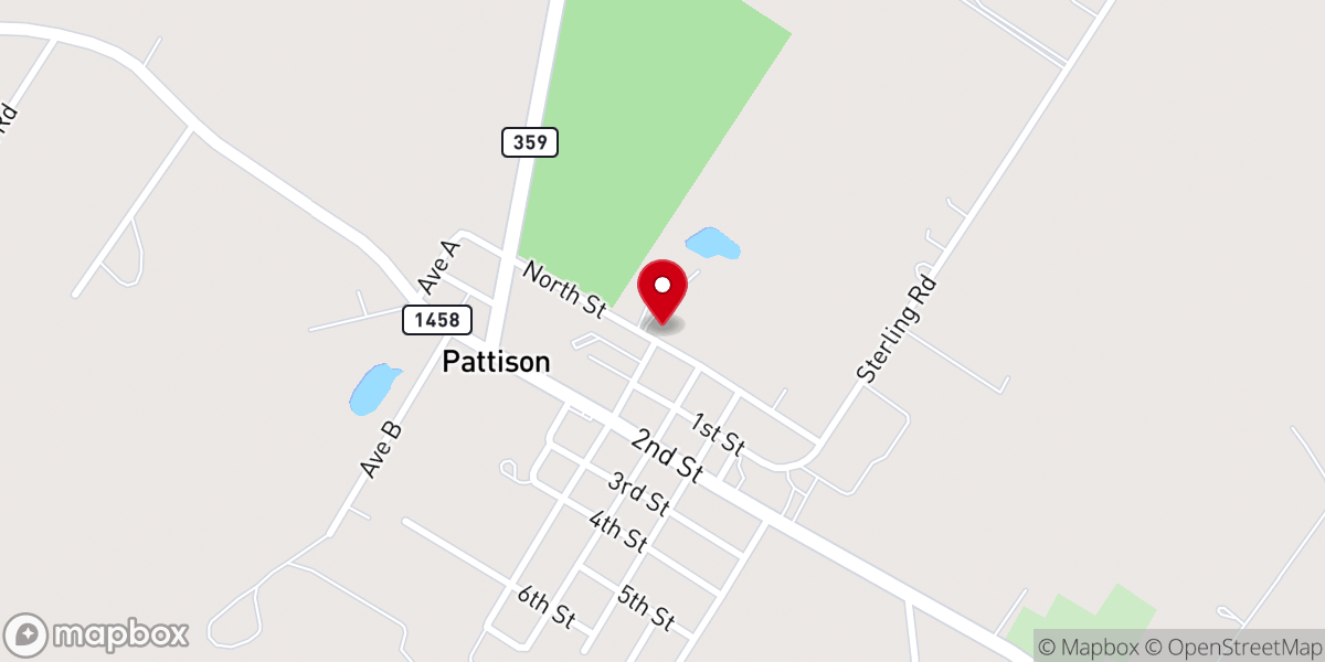 Map showing location of The Pattison House