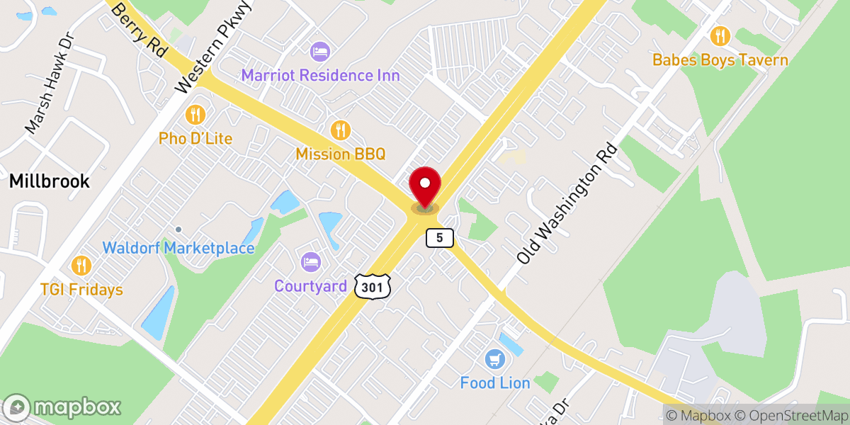 Map showing location of Christ Embassy Waldorf