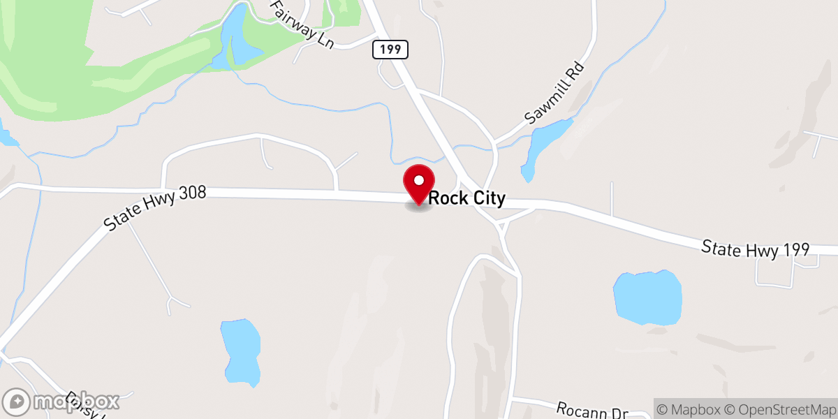 Map showing location of Memorial Lutheran Church