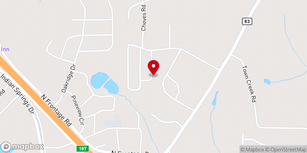 Map showing location of Creekside Ministries Inc