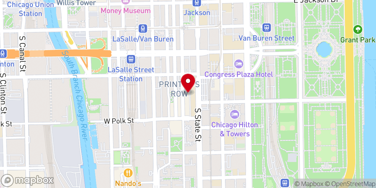 Map showing location of The Loop Church of the Nazarene