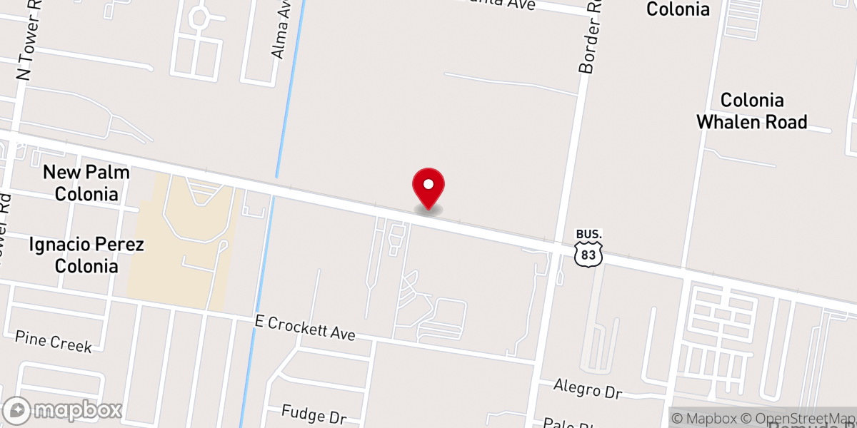 Map showing location of Mount Zion Church