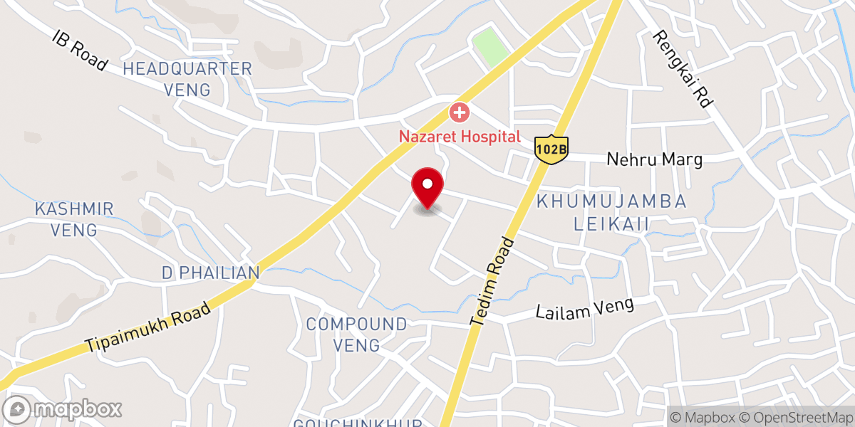 Map showing location of SDA Central Church