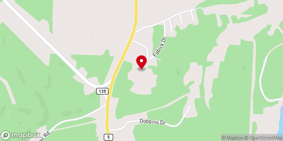Map showing location of St Patrick Catholic Church