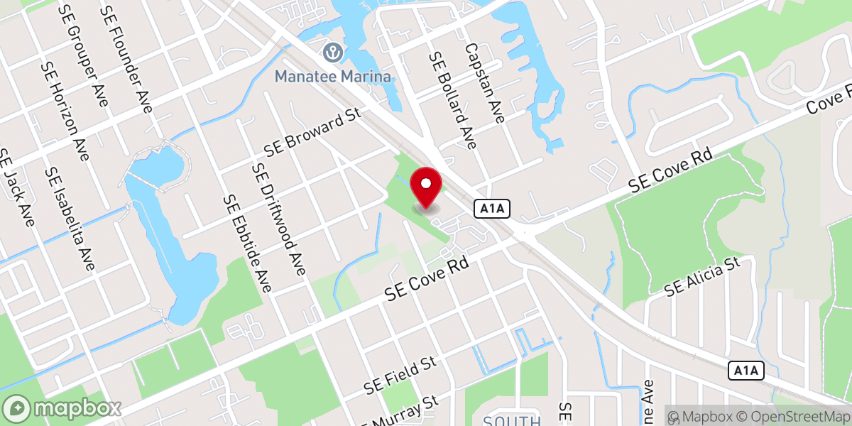 Map showing location of St Luke's Episcopal Church