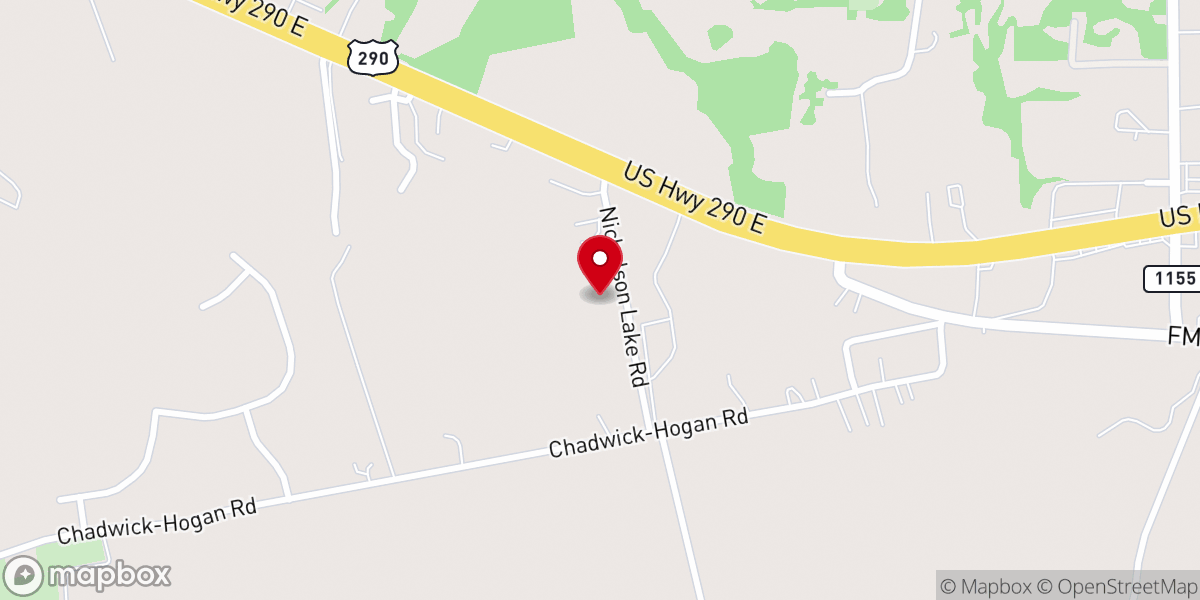 Map showing location of Ebenezer Baptist Church