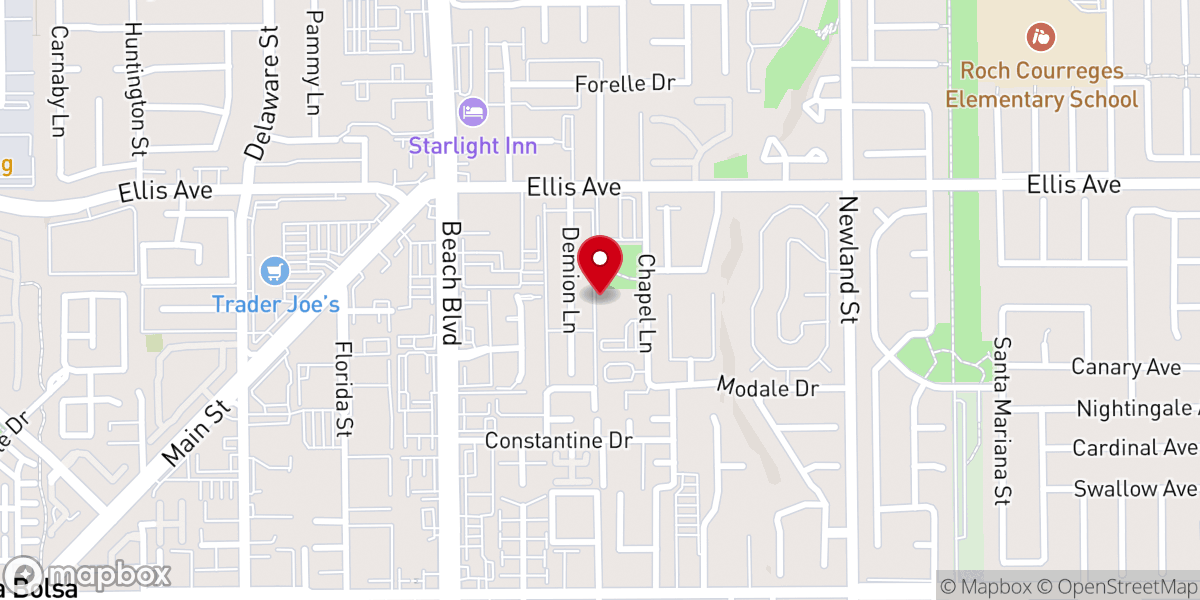 Map showing location of Saint Wilfrid's Episcopal Church