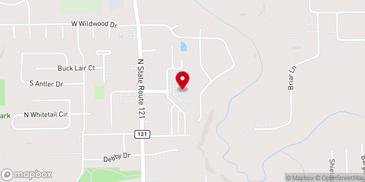 Map showing location of Mt. Zion Convention Center