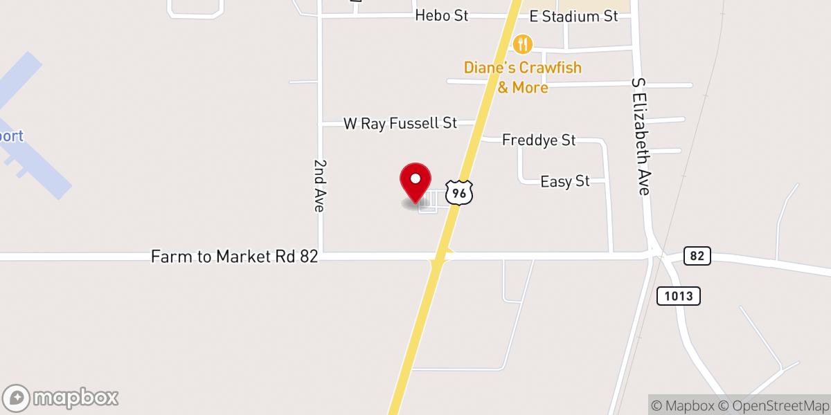 Map showing location of Our Lady-La Salette Mission Church